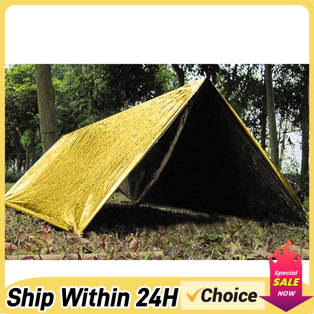 Outdoor Hunting Blanket - Foil Emergency Blanket Lightweight Waterproof Camping