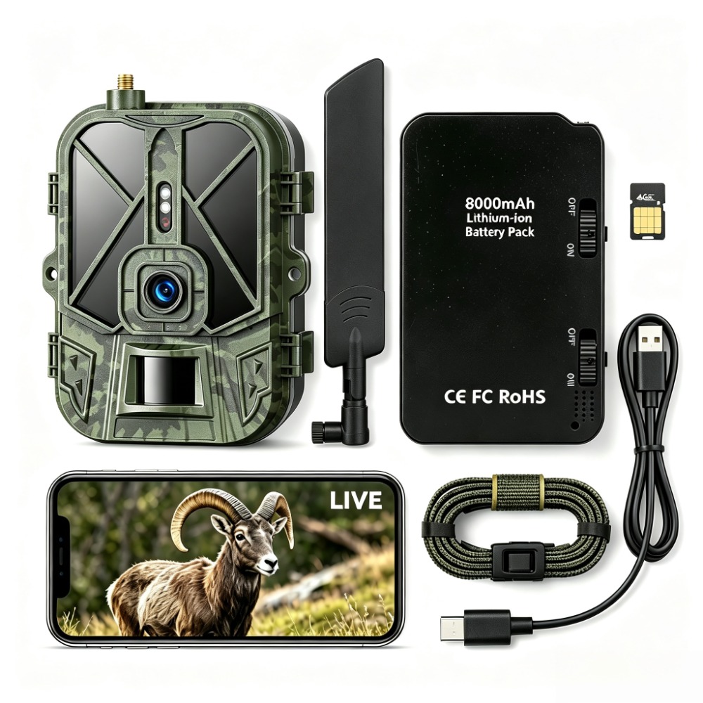 Outdoor 4G 120MP 4K Live Show  - Hunting Outdoor Shows recension och pris