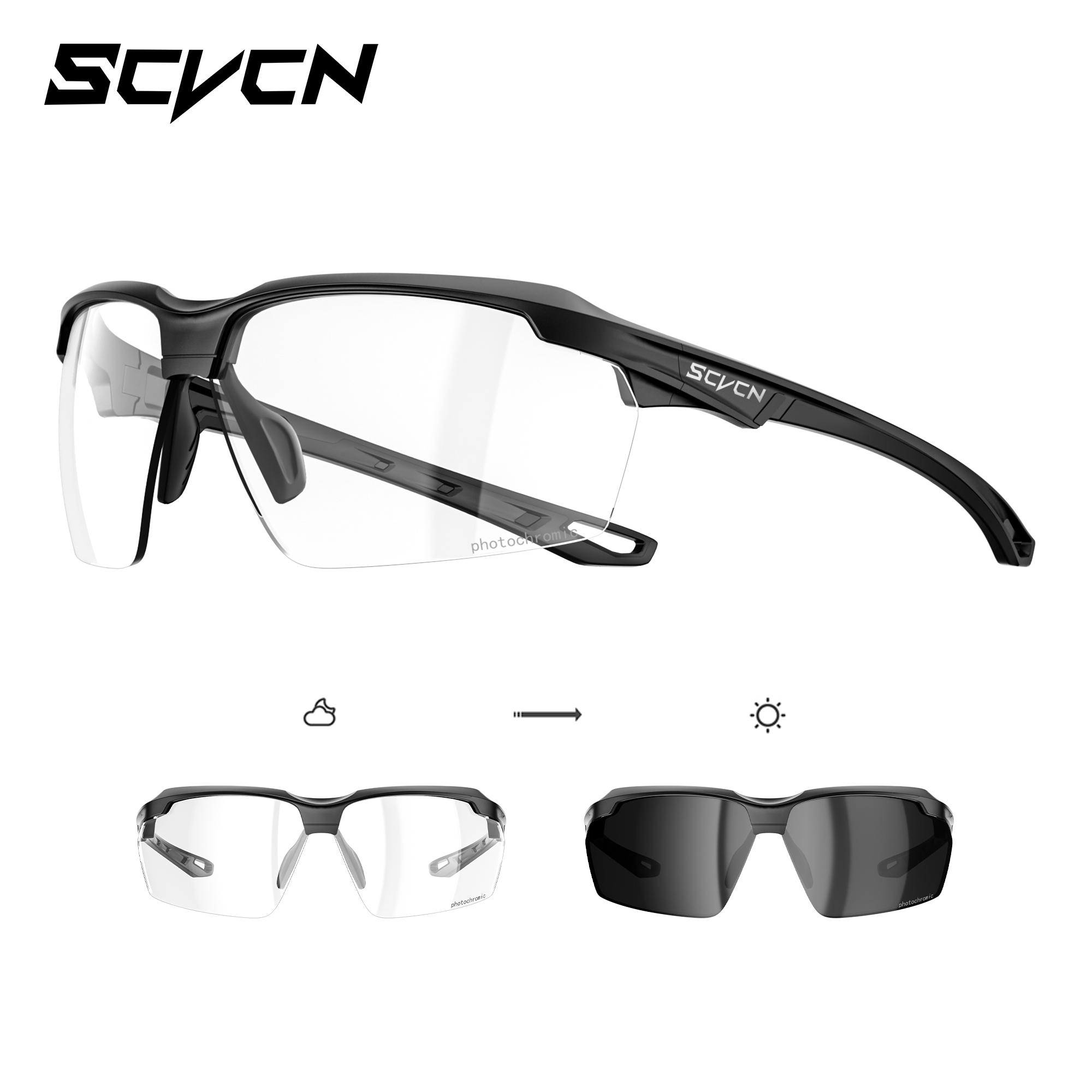 SCVCN Fashion Sports Sunglasse - Outdoor Hunting Bike recension och pris