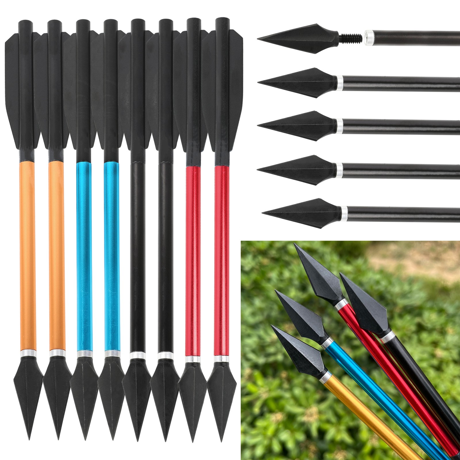 6.7'' Archery Bolts Aluminum S - Crossbow Bolt Broadhead recension och pris