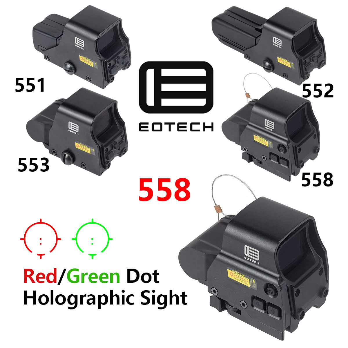 Eotech 551 552 553 558 Hologra - Outdoor Hunting Lab recension och pris