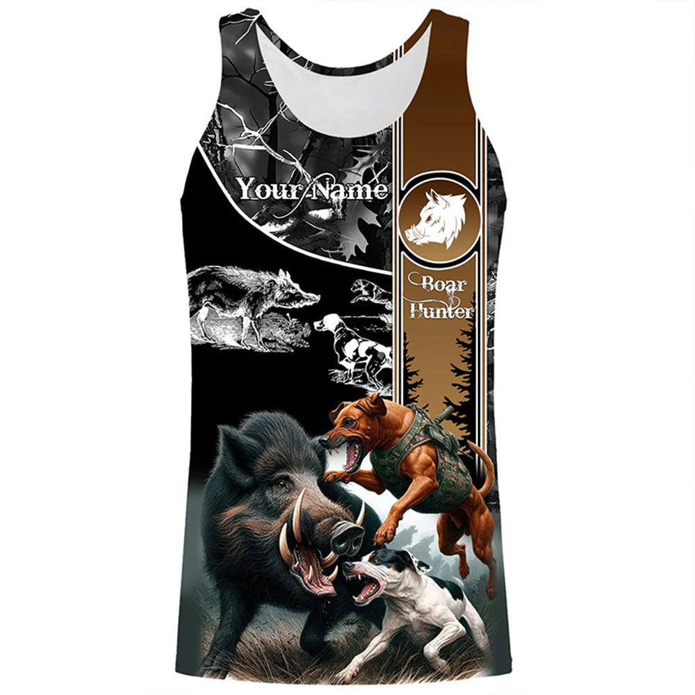 Custom Name Boar Hunter Tank T - Wildman Hunting & Outdoor recension och pris