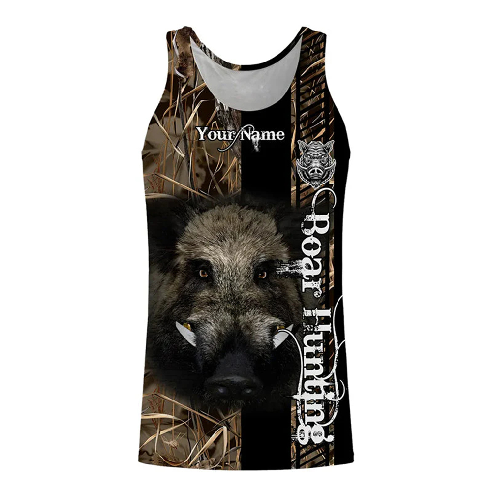 Custom Name Boar Hunter Tank T - Wildman Hunting & Outdoor recension och pris