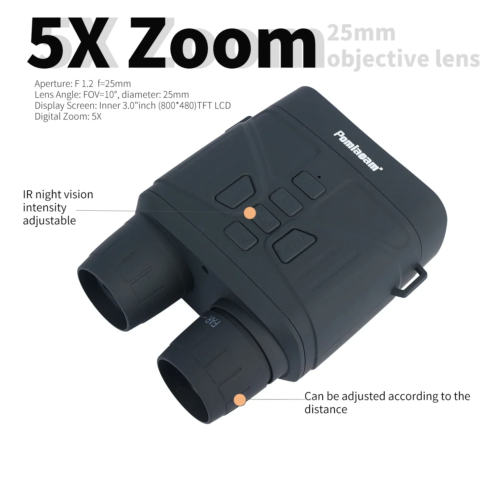 12 Megapixel Infrared Binocula - Outdoor Hunting Digital Night Vision recension och pris