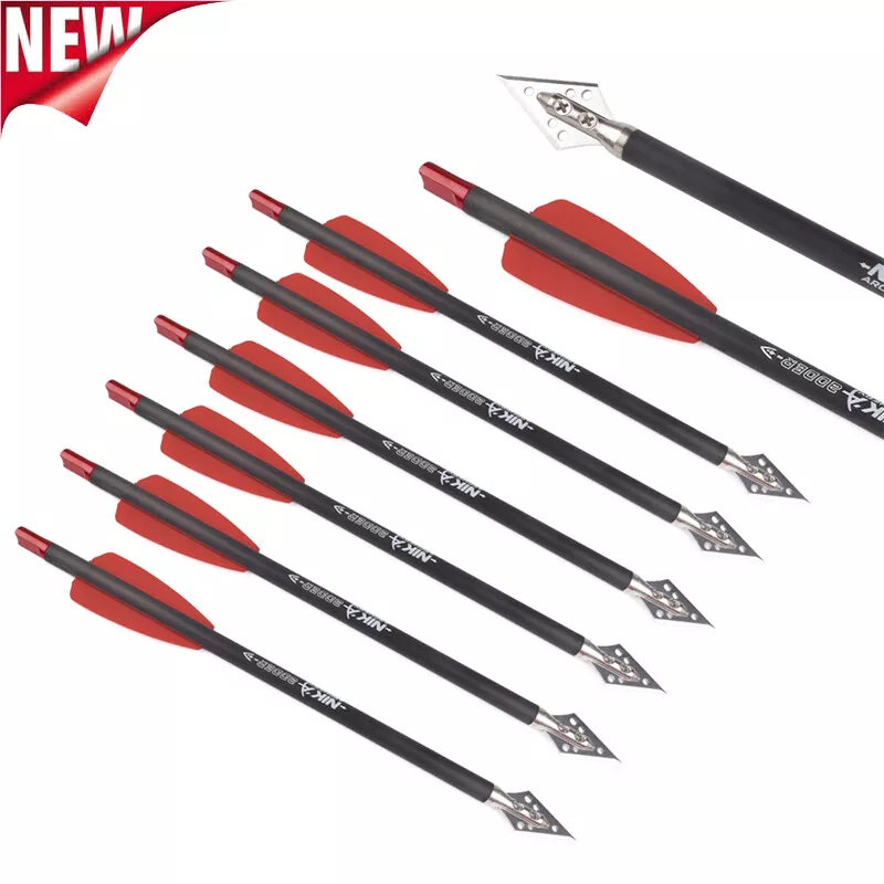 3-6pcs 7.5in Crossbow Bolts Ca - Crossbow Bolt Broadhead recension och pris