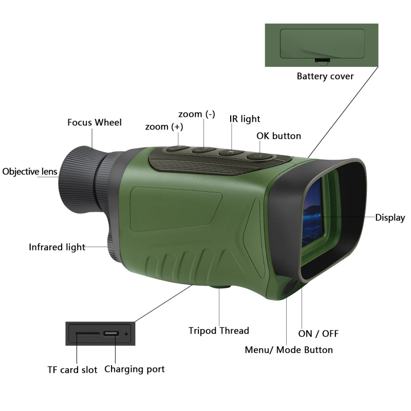 Night vision device for outdoo - Outdoor Hunting Digital Night Vision recension och pris