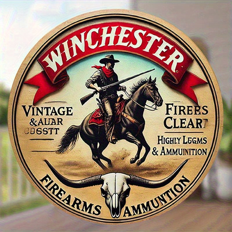 Winchester vintage round metal - Outdoor Hunting House recension och pris