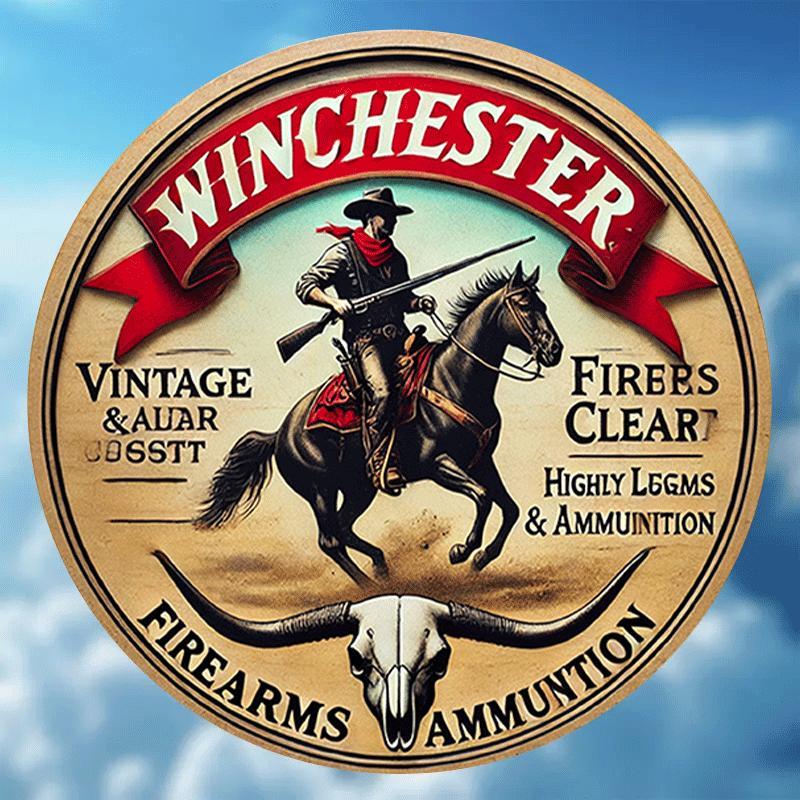 Winchester vintage round metal - Outdoor Hunting House recension och pris