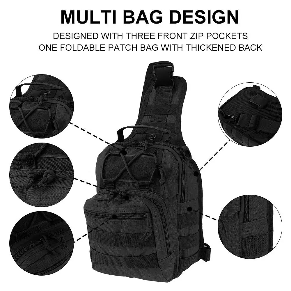 Waterproof Crossbody Chest Bag - Outdoor Hunting Bike recension och pris