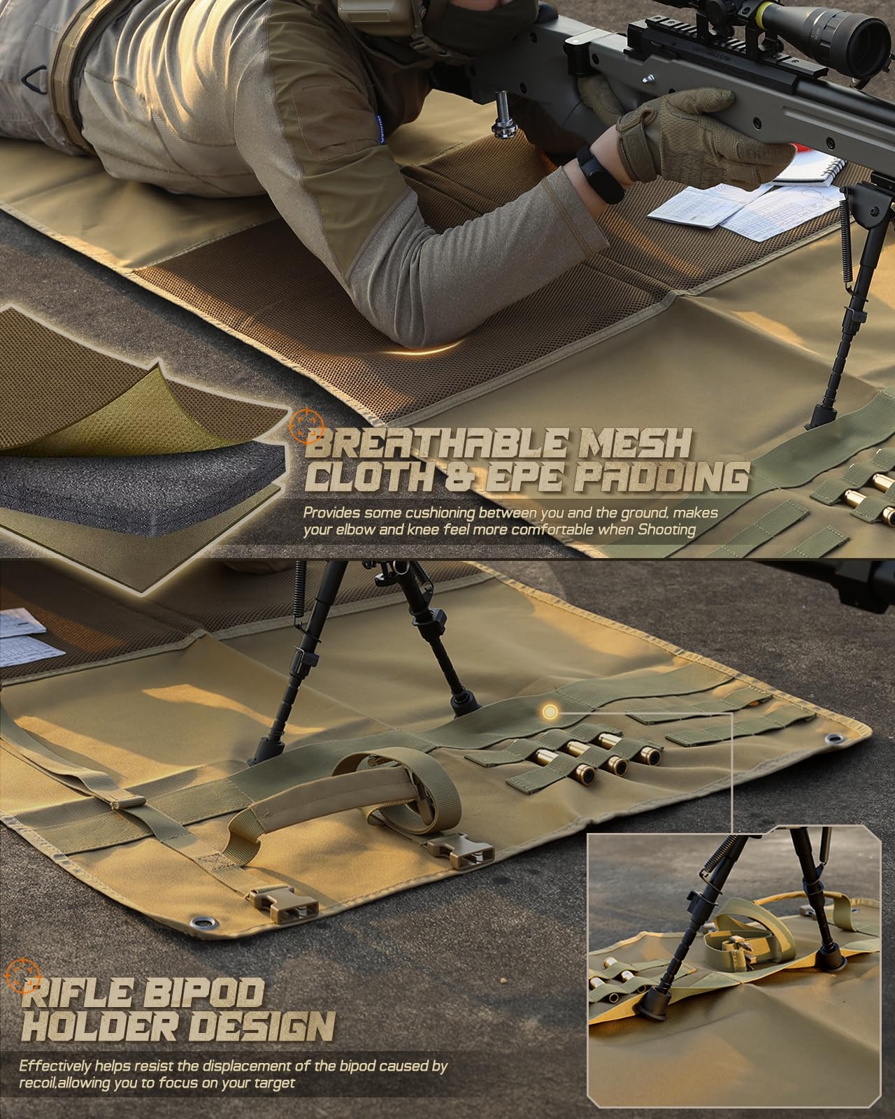 Shooting Mat Prone Tactical Sh - Outdoor Hunting Blanket recension och pris