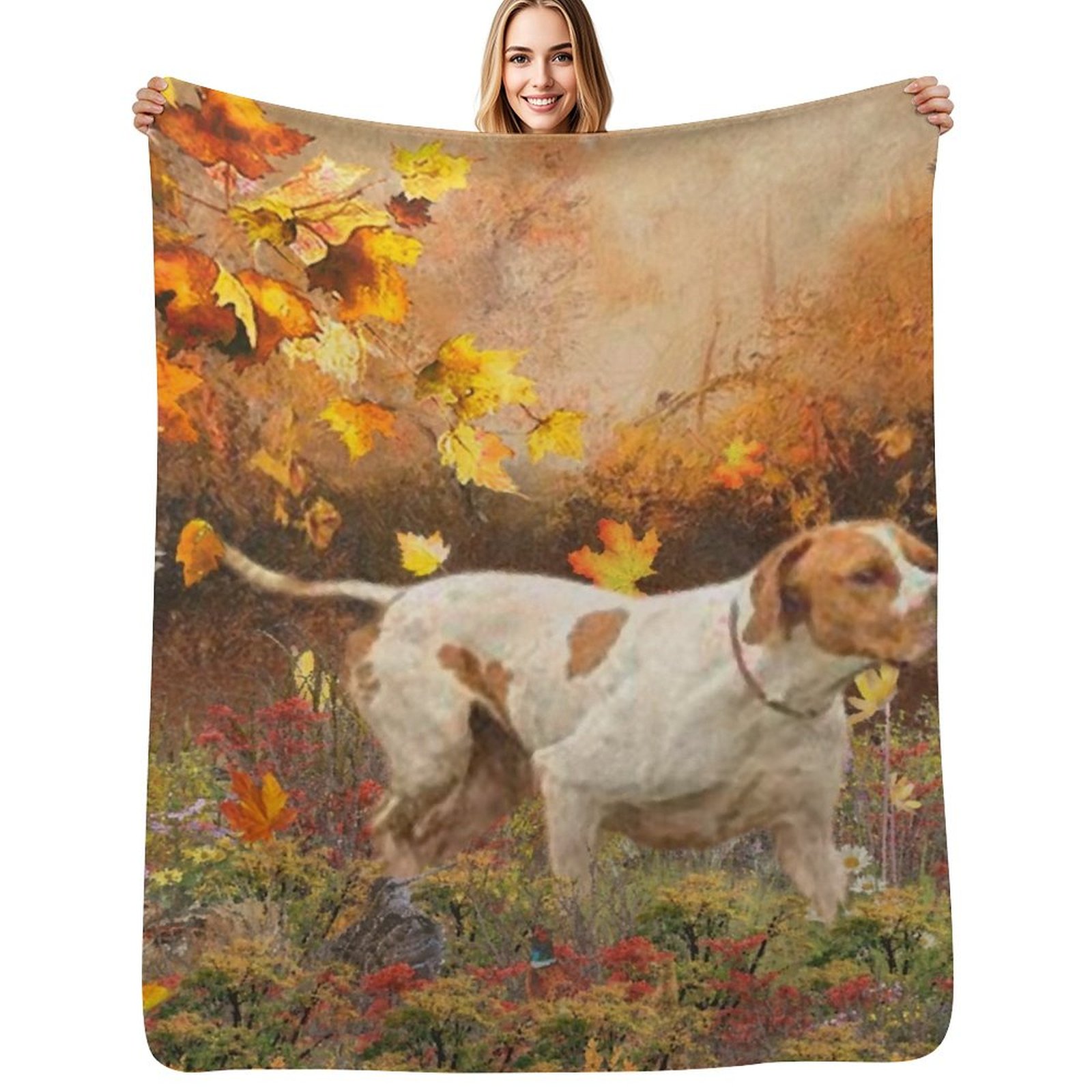English Pointer hunts Throw Bl - Outdoor Hunting Blanket recension och pris