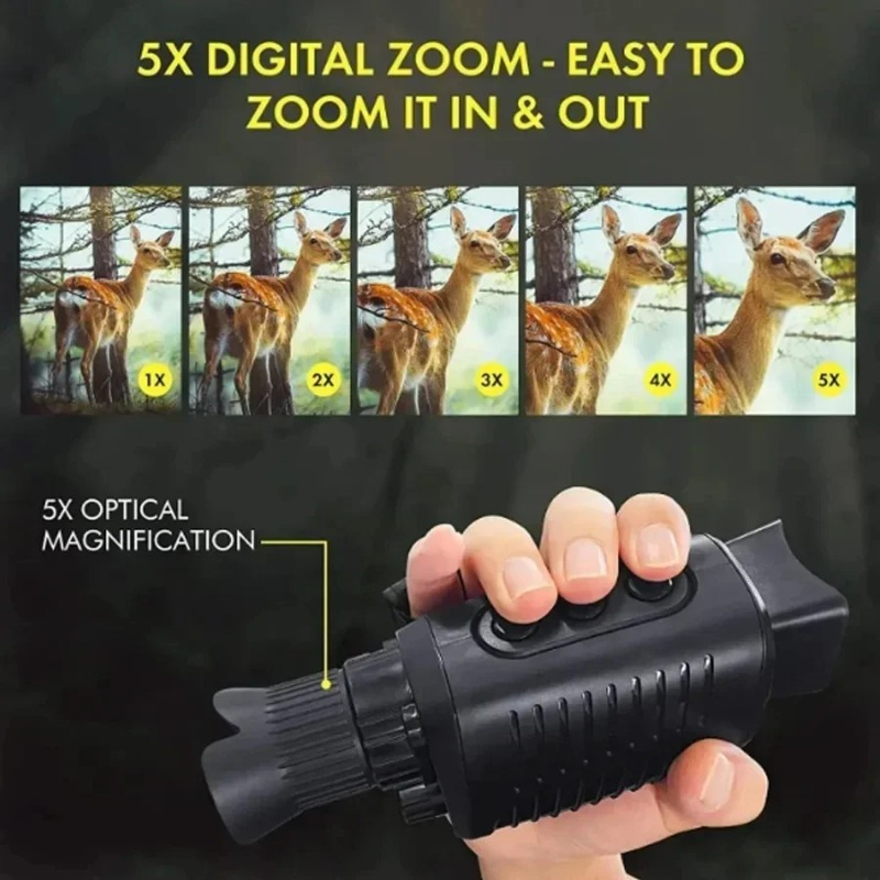 5X Zoom Digital Monocular Infr - Outdoor Hunting Digital Night Vision recension och pris