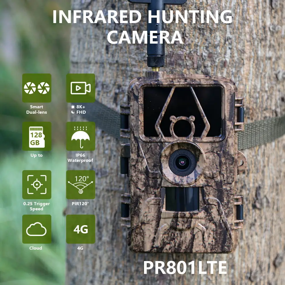 Pr801 4G Network Observation H - Outdoor Hunting House recension och pris