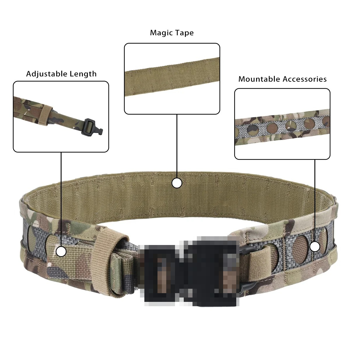 Tactical Waistbelt Bison Belt  - Hunting Outdoor Store recension och pris