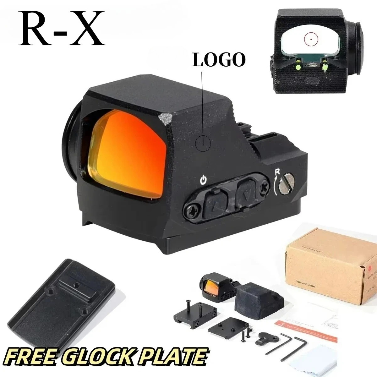 R-X Red Dot Sight 1x24mm RM Fo - Outdoor Hunting Lab recension och pris