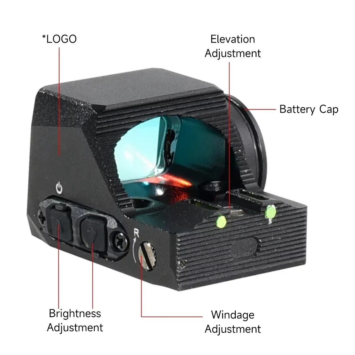 R-X Red Dot Sight 1x24mm RM Fo - Outdoor Hunting Lab recension och pris