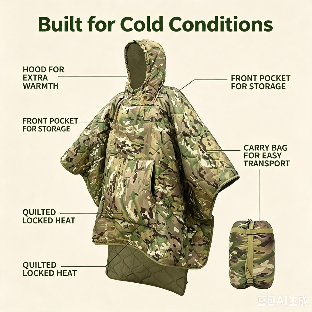 Camo Blanket Waterproof Insula - Outdoor Hunting Blanket recension och pris