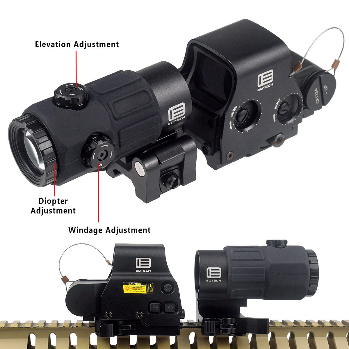 EOTECH G43 G33 G45 3X 5X Magni - Outdoor Hunting Lab recension och pris