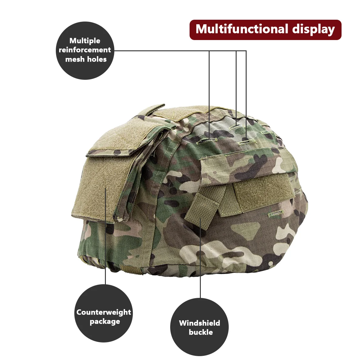 Helmet Camouflage Cover For MI - Hunting Outdoor Store recension och pris