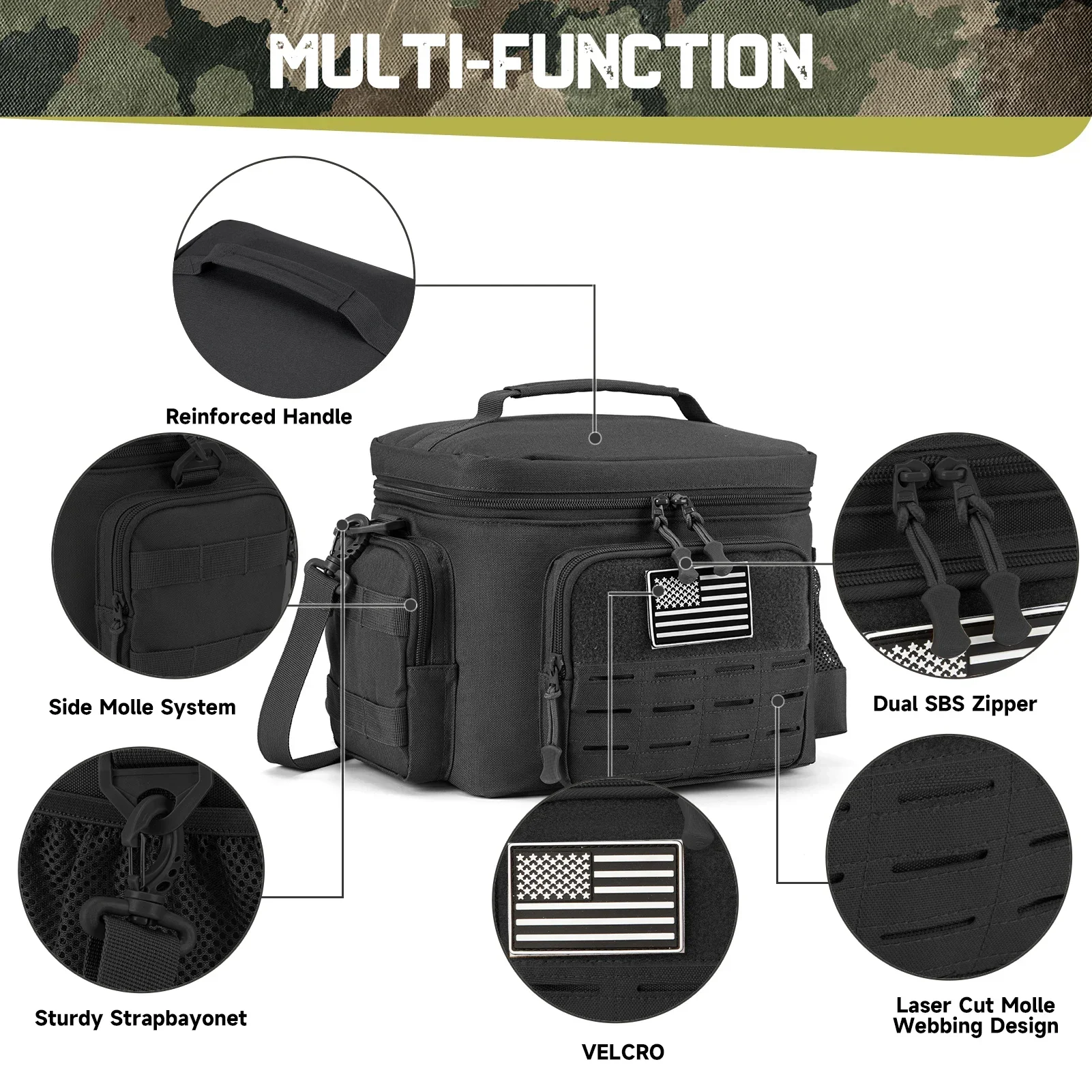 13L Tactical Thermal Cooler Ba - Outdoor Hunting Gear Storage recension och pris