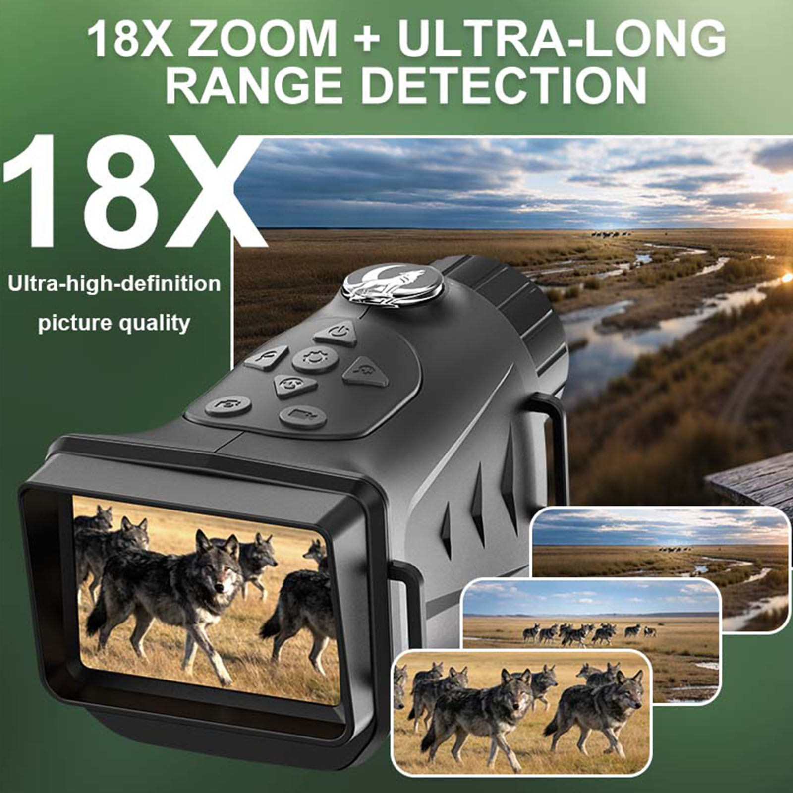 4K Infrared Night Visions Devi - Outdoor Hunting Digital Night Vision recension och pris