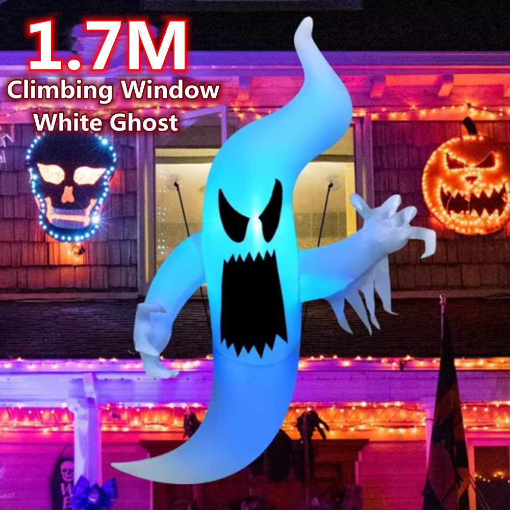 1.7M Halloween Inflatable Wind - Outdoor Hunting House recension och pris