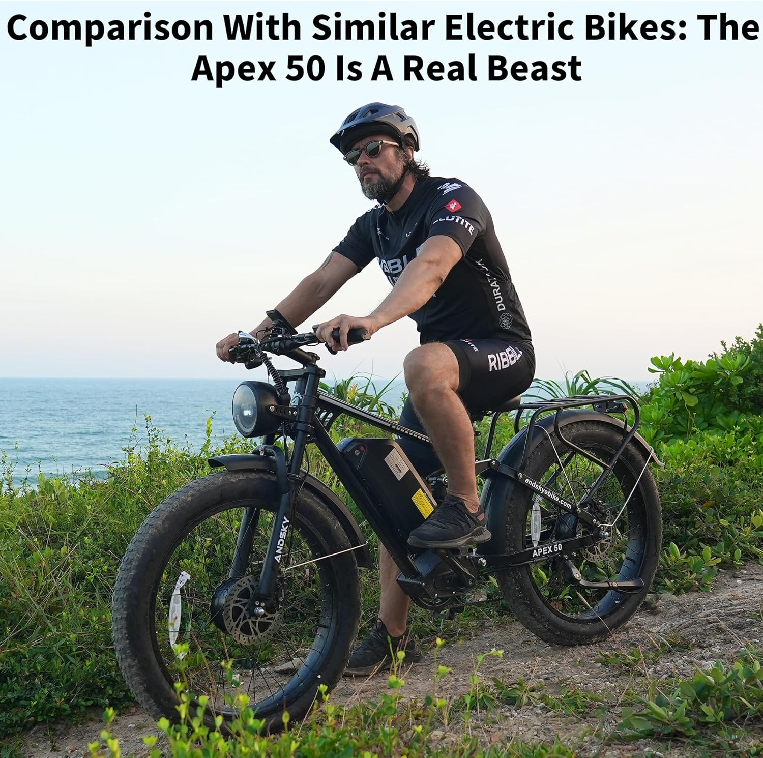 ANDSKY Apex50 AWD Electric Bik - Outdoor Hunting Bike recension och pris