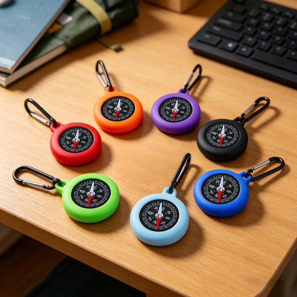 5-20 PCS Mini Compass Keychain - Outdoor Hunting House recension och pris