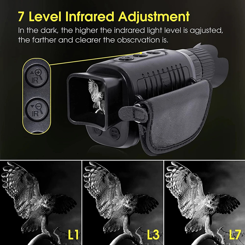 1080P HD Monocular Night Visio - Outdoor Hunting Digital Night Vision recension och pris